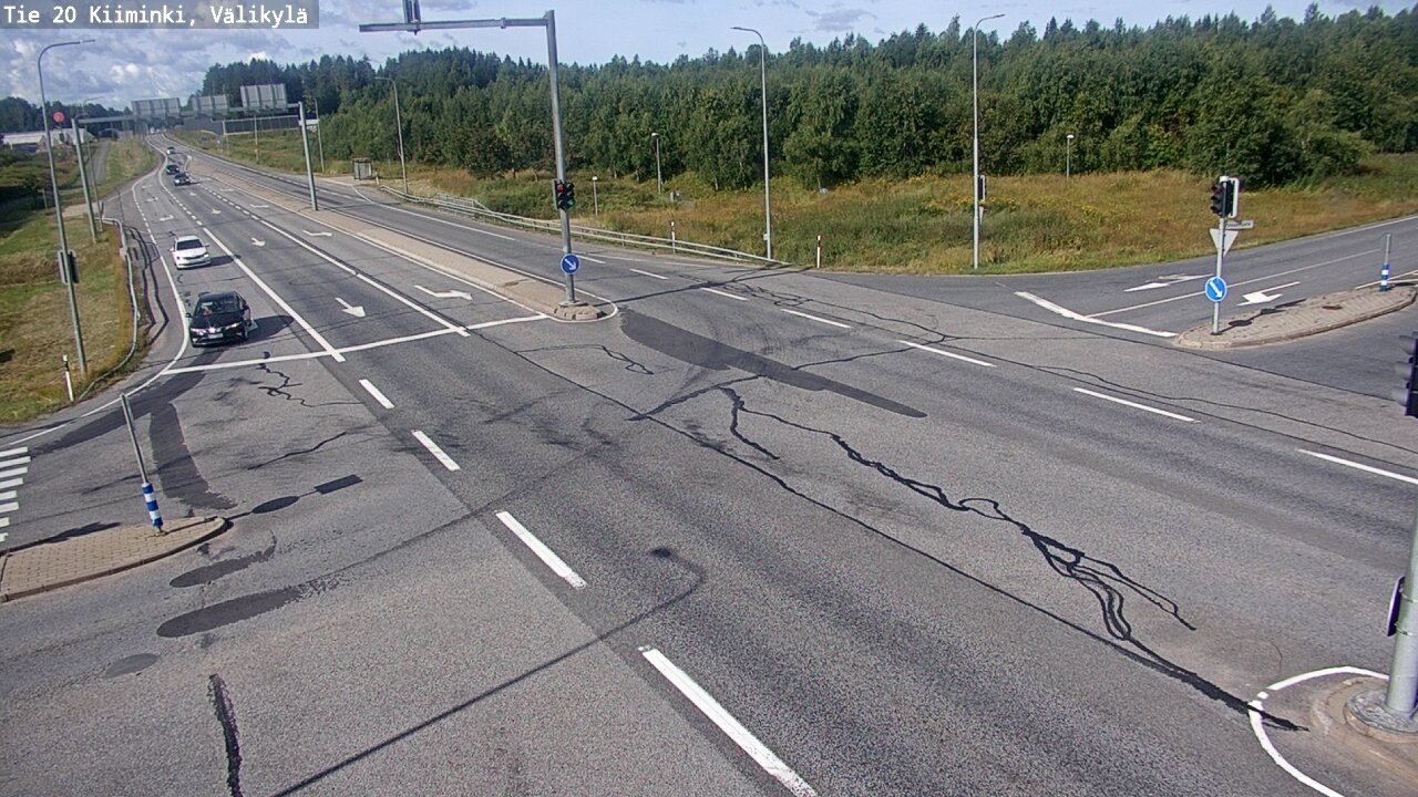 Weather Camera Image Road 20 Oulu Kiiminki, Välikylä, Oulu, Pohjois-Pohjanmaa