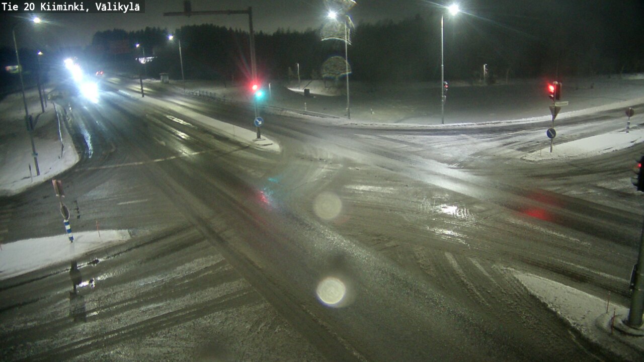 Weather Camera Image Väg 20 Uleåborg Kiiminki, Välikylä, Oulu, Pohjois-Pohjanmaa