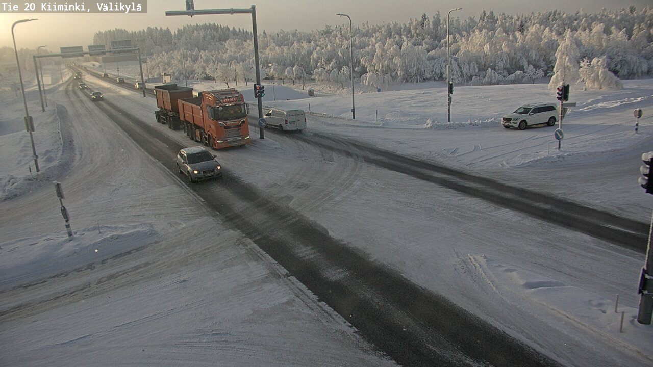 Weather Camera Image Road 20 Oulu Kiiminki, Välikylä, Oulu, Pohjois-Pohjanmaa