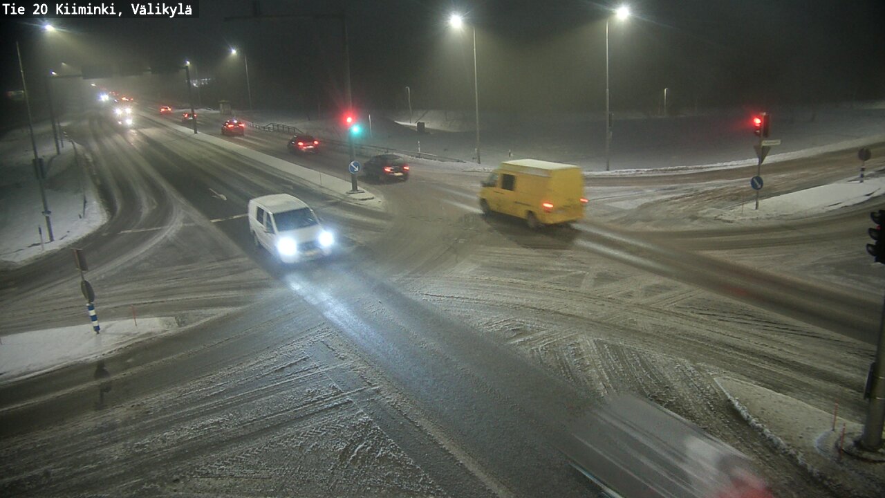 Weather Camera Image Road 20 Oulu Kiiminki, Välikylä, Oulu, Pohjois-Pohjanmaa