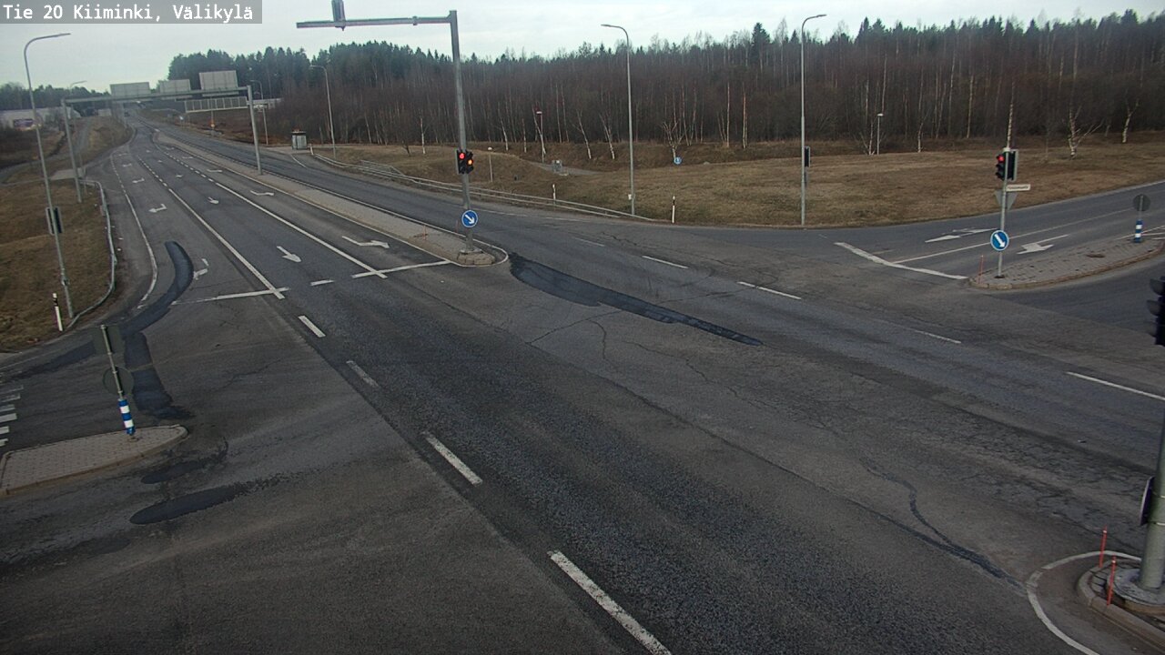 Weather Camera Image Road 20 Oulu Kiiminki, Välikylä, Oulu, Pohjois-Pohjanmaa