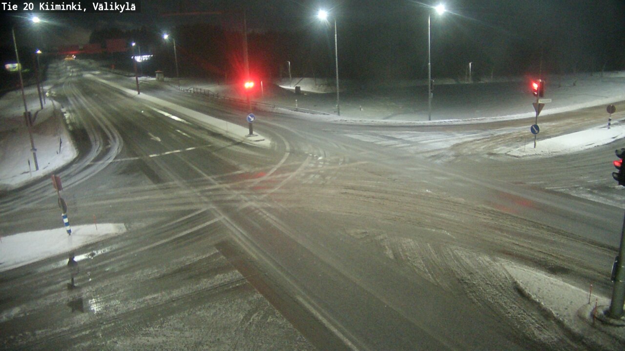 Weather Camera Image Väg 20 Uleåborg Kiiminki, Välikylä, Oulu, Pohjois-Pohjanmaa