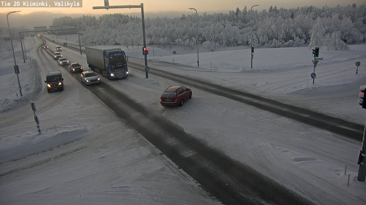 Weather Camera Image Road 20 Oulu Kiiminki, Välikylä, Oulu, Pohjois-Pohjanmaa