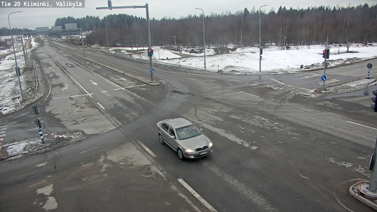 Weather Camera Image Road 20 Oulu Kiiminki, Välikylä, Oulu, Pohjois-Pohjanmaa