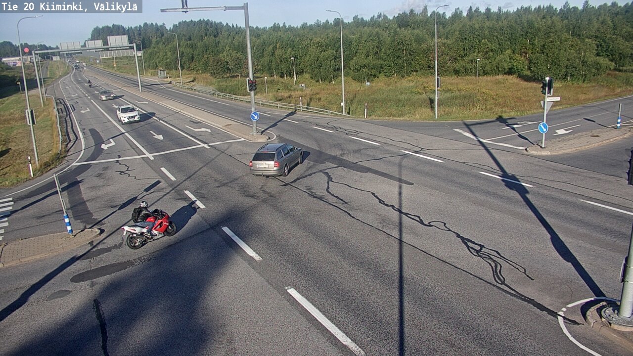 Weather Camera Image Road 20 Oulu Kiiminki, Välikylä, Oulu, Pohjois-Pohjanmaa