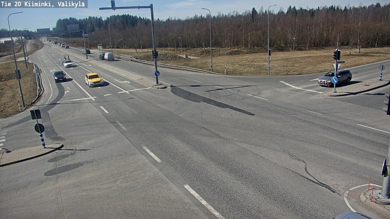 Weather Camera Image Road 20 Oulu Kiiminki, Välikylä, Oulu, Pohjois-Pohjanmaa