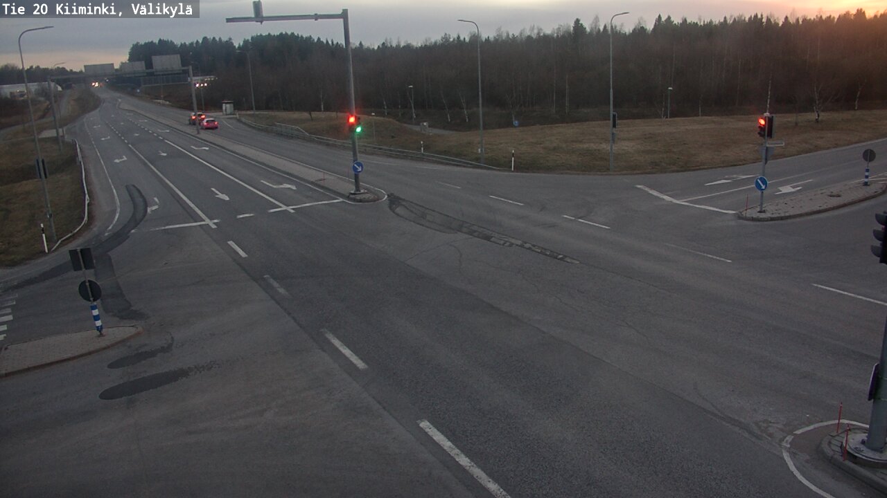 Weather Camera Image Road 20 Oulu Kiiminki, Välikylä, Oulu, Pohjois-Pohjanmaa