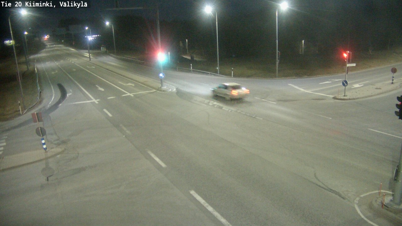 Weather Camera Image Road 20 Oulu Kiiminki, Välikylä, Oulu, Pohjois-Pohjanmaa