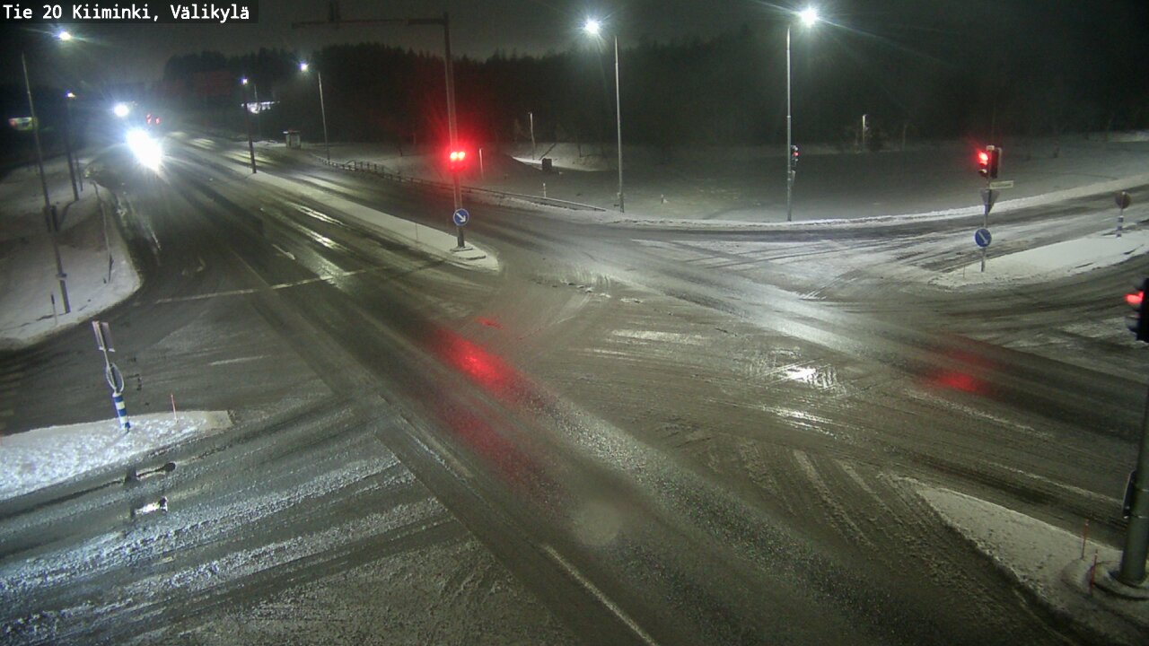 Weather Camera Image Väg 20 Uleåborg Kiiminki, Välikylä, Oulu, Pohjois-Pohjanmaa