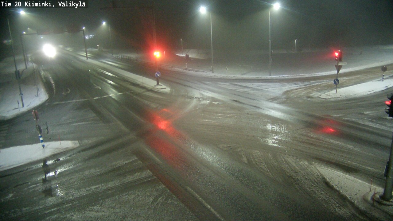 Weather Camera Image Väg 20 Uleåborg Kiiminki, Välikylä, Oulu, Pohjois-Pohjanmaa