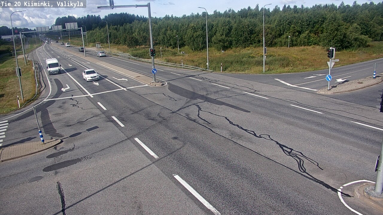 Weather Camera Image Road 20 Oulu Kiiminki, Välikylä, Oulu, Pohjois-Pohjanmaa