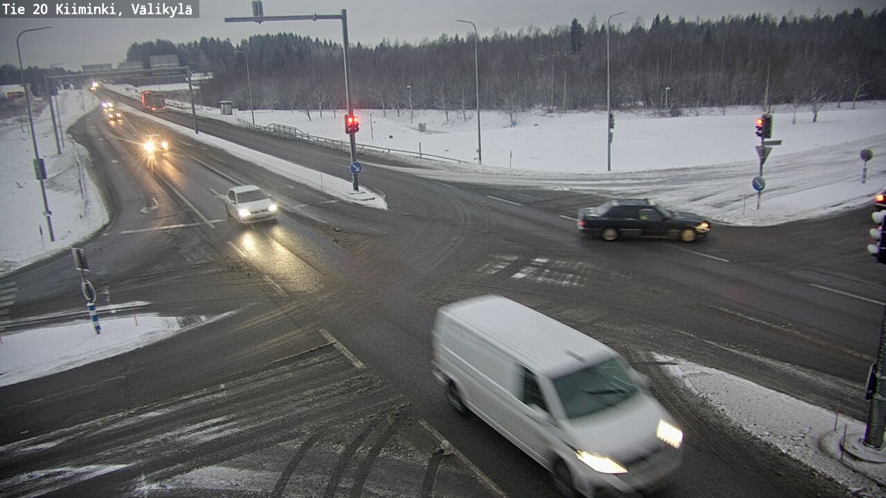 Weather Camera Image Väg 20 Uleåborg Kiiminki, Välikylä, Oulu, Pohjois-Pohjanmaa