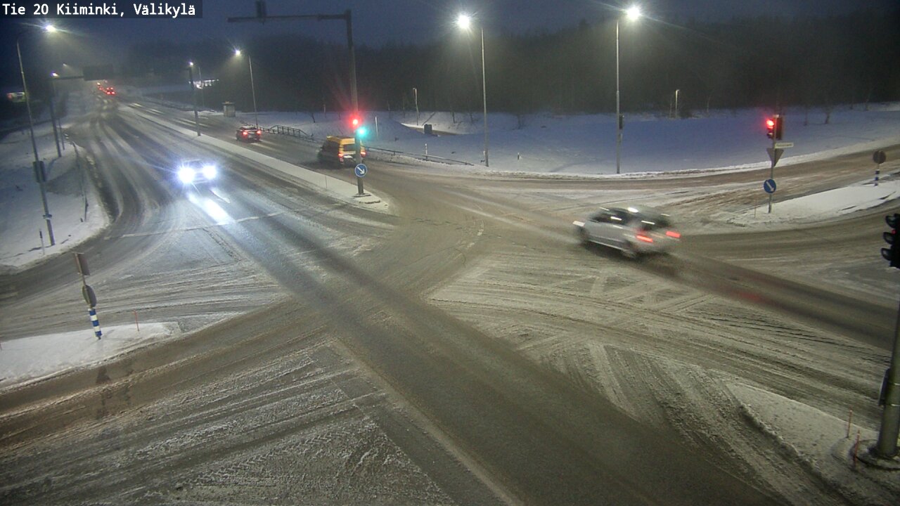 Weather Camera Image Road 20 Oulu Kiiminki, Välikylä, Oulu, Pohjois-Pohjanmaa