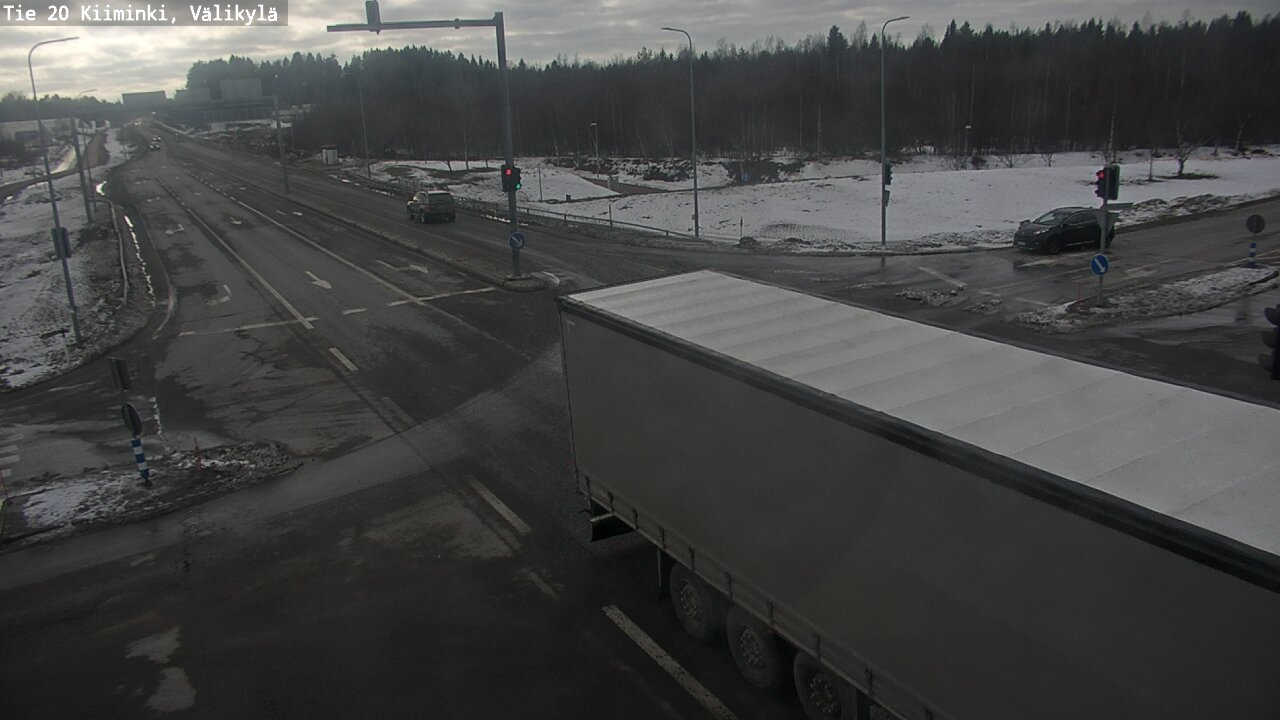 Weather Camera Image Road 20 Oulu Kiiminki, Välikylä, Oulu, Pohjois-Pohjanmaa