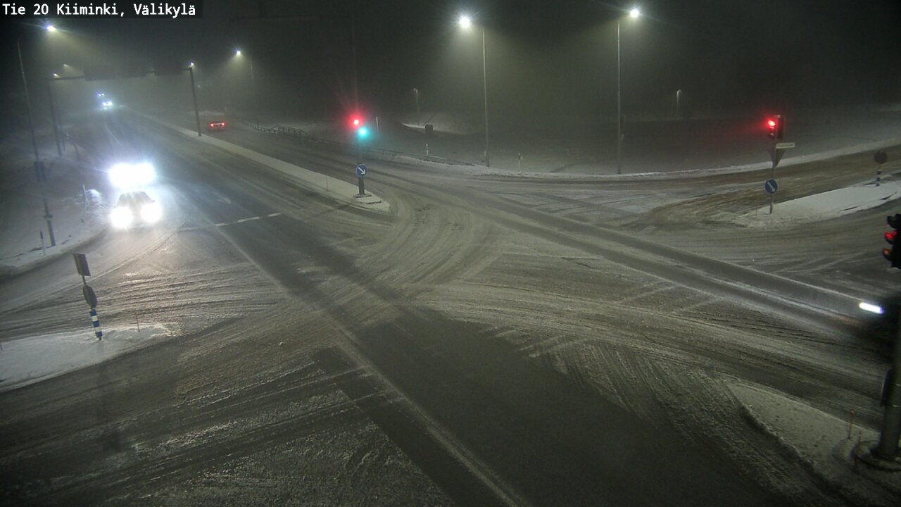 Weather Camera Image Road 20 Oulu Kiiminki, Välikylä, Oulu, Pohjois-Pohjanmaa