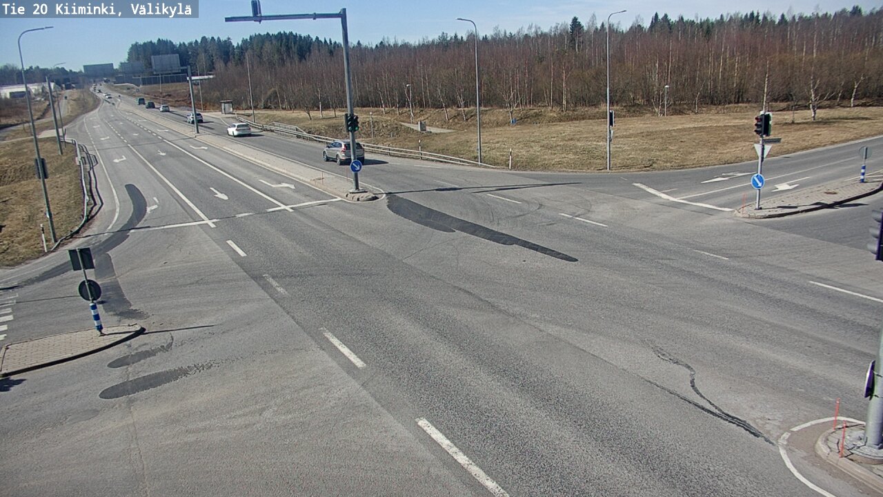 Weather Camera Image Road 20 Oulu Kiiminki, Välikylä, Oulu, Pohjois-Pohjanmaa