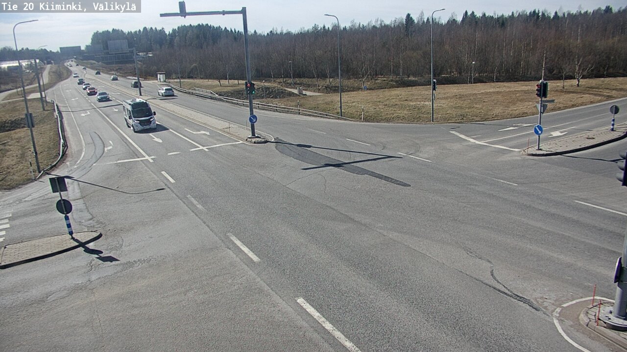 Weather Camera Image Road 20 Oulu Kiiminki, Välikylä, Oulu, Pohjois-Pohjanmaa