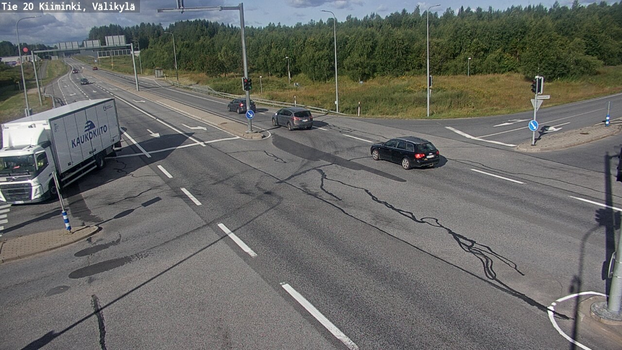 Weather Camera Image Road 20 Oulu Kiiminki, Välikylä, Oulu, Pohjois-Pohjanmaa
