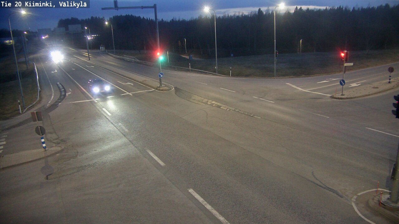 Weather Camera Image Road 20 Oulu Kiiminki, Välikylä, Oulu, Pohjois-Pohjanmaa