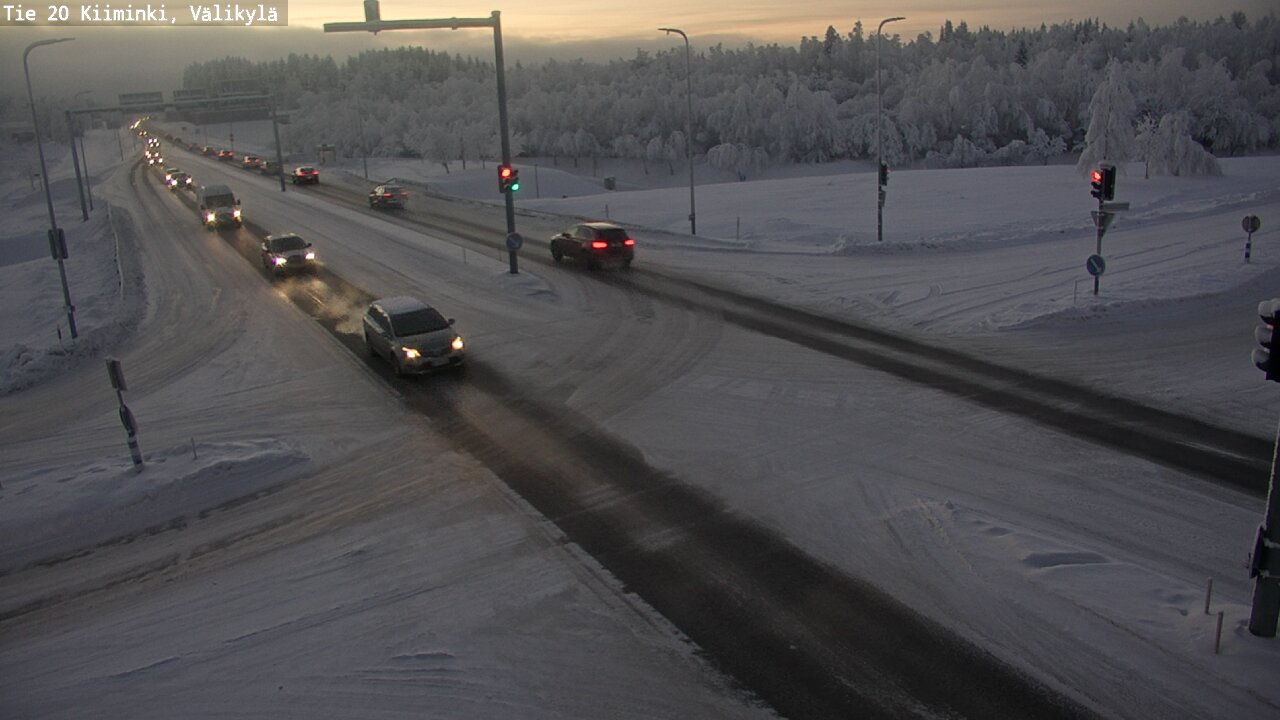 Weather Camera Image Road 20 Oulu Kiiminki, Välikylä, Oulu, Pohjois-Pohjanmaa