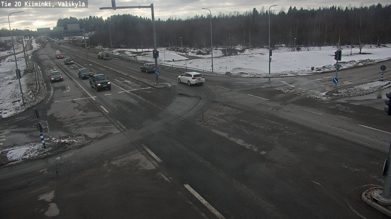 Weather Camera Image Road 20 Oulu Kiiminki, Välikylä, Oulu, Pohjois-Pohjanmaa