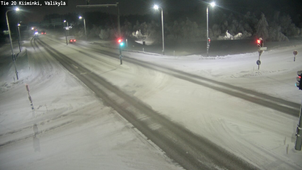 Weather Camera Image Road 20 Oulu Kiiminki, Välikylä, Oulu, Pohjois-Pohjanmaa