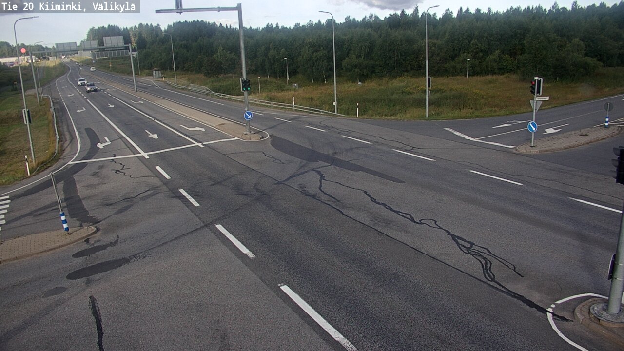 Weather Camera Image Road 20 Oulu Kiiminki, Välikylä, Oulu, Pohjois-Pohjanmaa