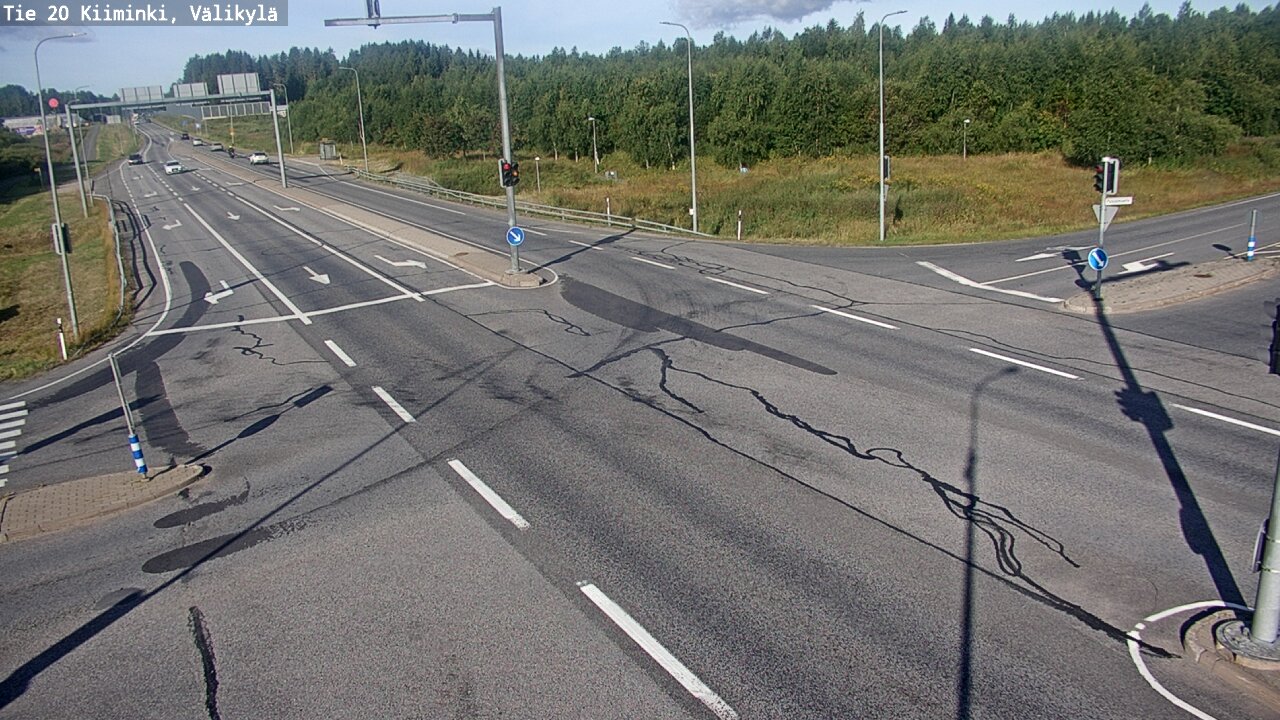 Weather Camera Image Road 20 Oulu Kiiminki, Välikylä, Oulu, Pohjois-Pohjanmaa