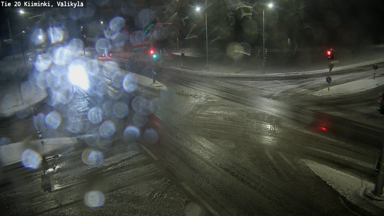 Weather Camera Image Väg 20 Uleåborg Kiiminki, Välikylä, Oulu, Pohjois-Pohjanmaa