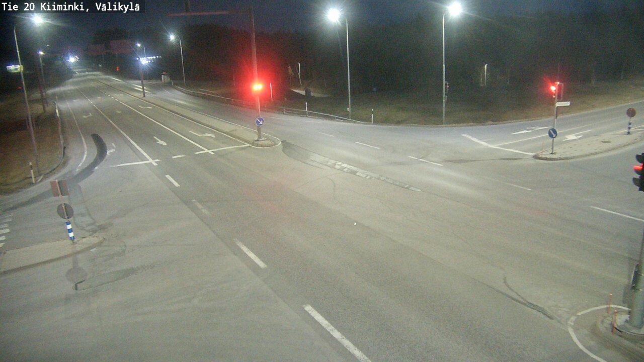 Weather Camera Image Road 20 Oulu Kiiminki, Välikylä, Oulu, Pohjois-Pohjanmaa