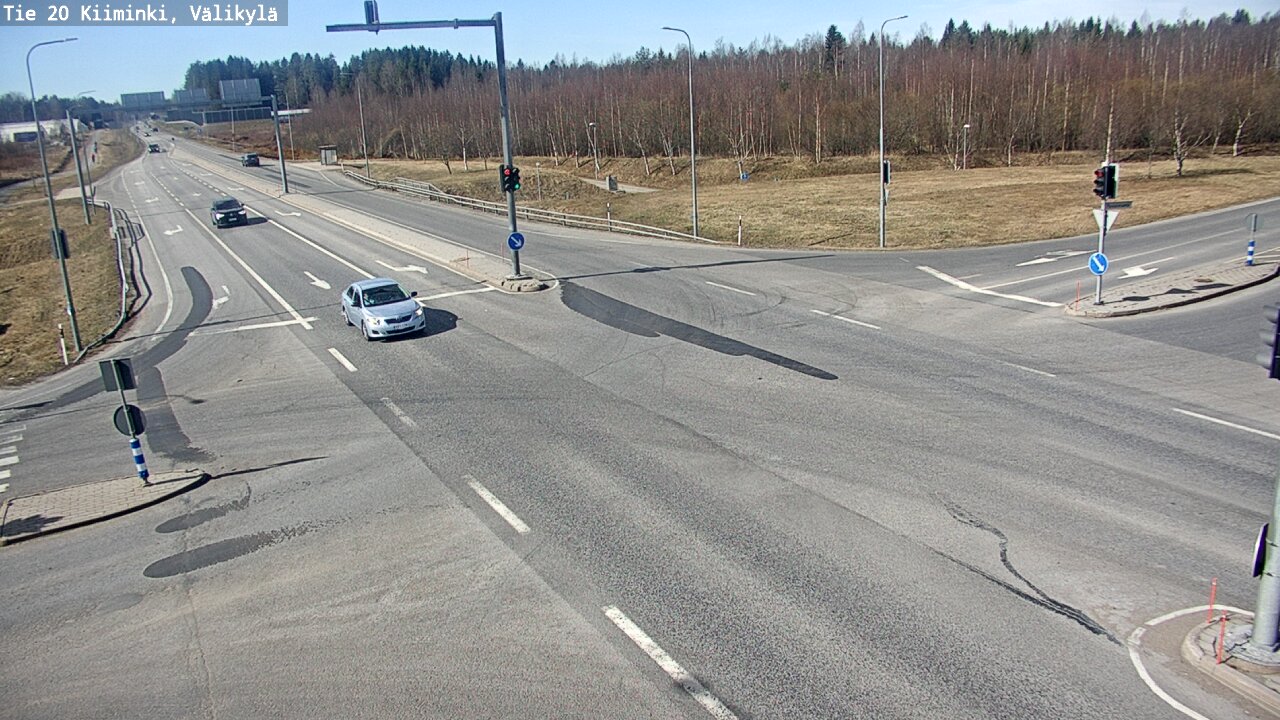 Weather Camera Image Road 20 Oulu Kiiminki, Välikylä, Oulu, Pohjois-Pohjanmaa