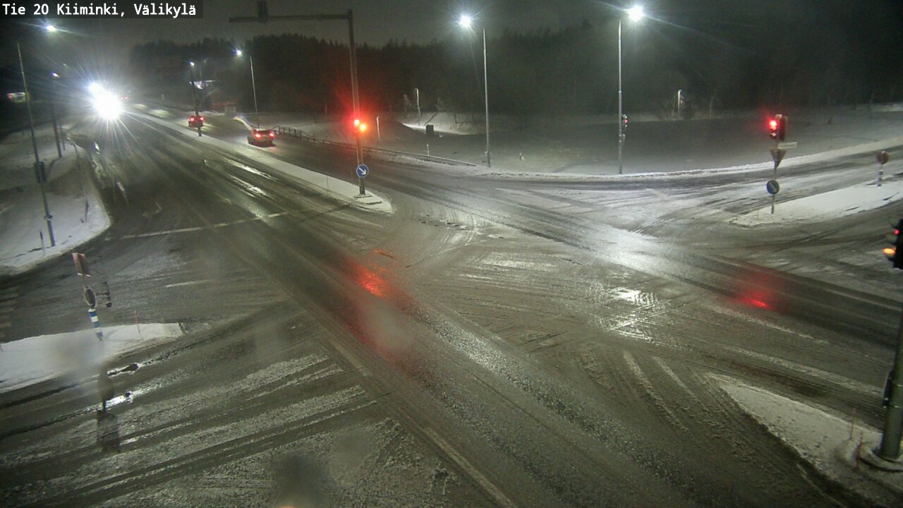 Weather Camera Image Väg 20 Uleåborg Kiiminki, Välikylä, Oulu, Pohjois-Pohjanmaa