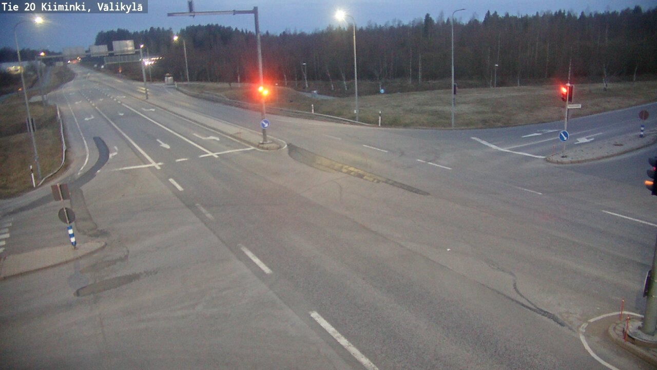 Weather Camera Image Road 20 Oulu Kiiminki, Välikylä, Oulu, Pohjois-Pohjanmaa