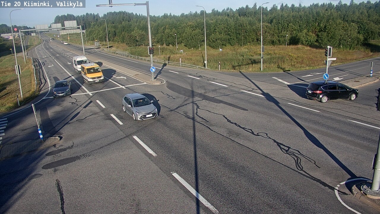 Weather Camera Image Road 20 Oulu Kiiminki, Välikylä, Oulu, Pohjois-Pohjanmaa