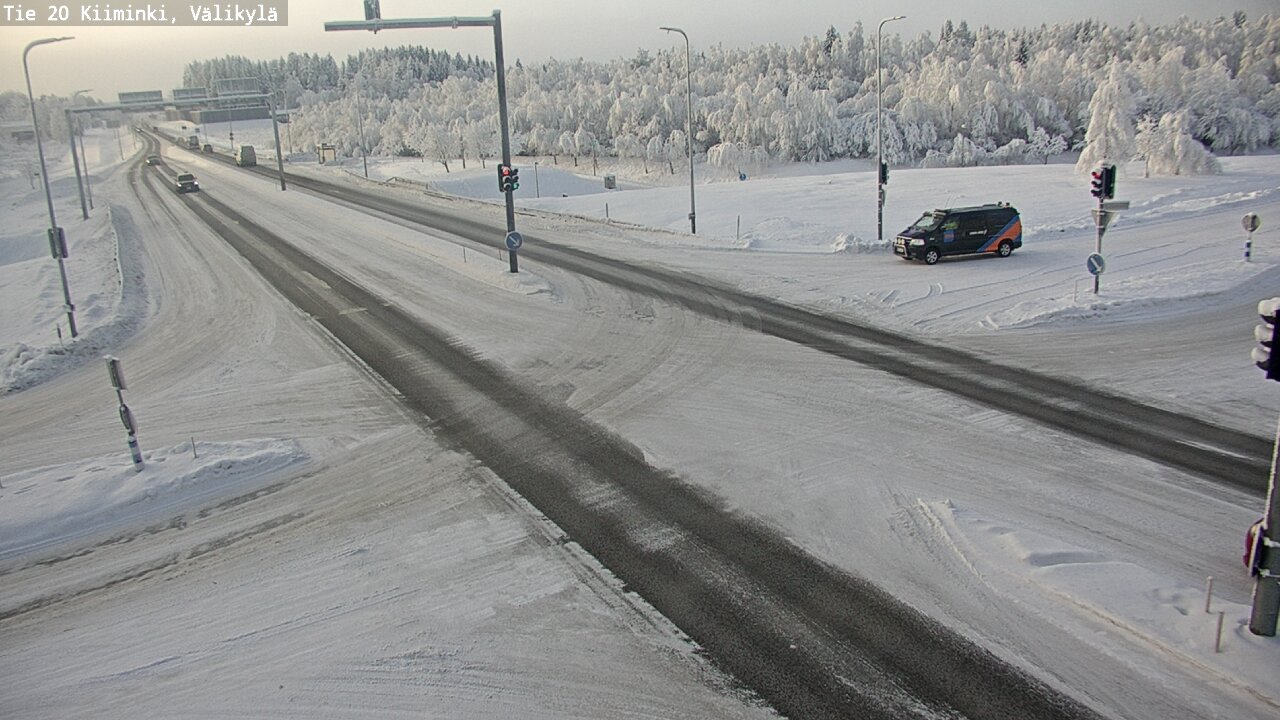 Weather Camera Image Road 20 Oulu Kiiminki, Välikylä, Oulu, Pohjois-Pohjanmaa