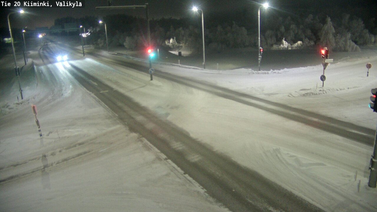 Weather Camera Image Väg 20 Uleåborg Kiiminki, Välikylä, Oulu, Pohjois-Pohjanmaa
