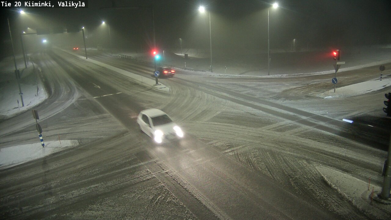 Weather Camera Image Road 20 Oulu Kiiminki, Välikylä, Oulu, Pohjois-Pohjanmaa