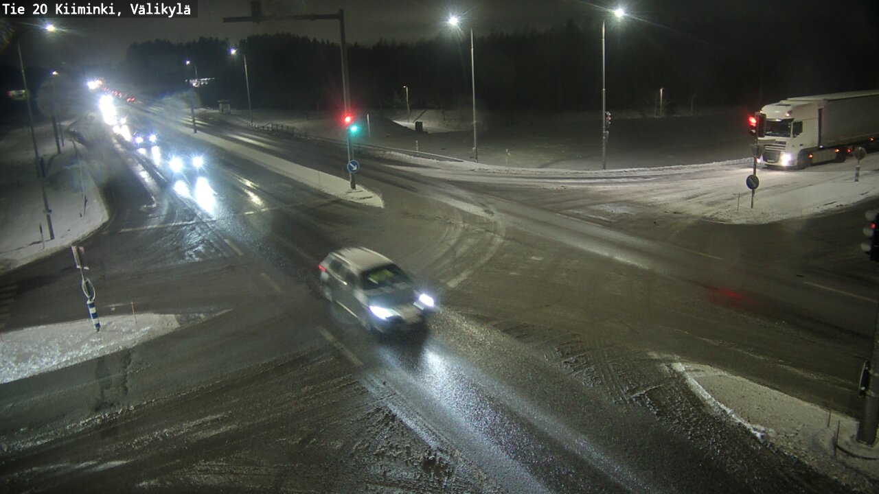 Weather Camera Image Väg 20 Uleåborg Kiiminki, Välikylä, Oulu, Pohjois-Pohjanmaa