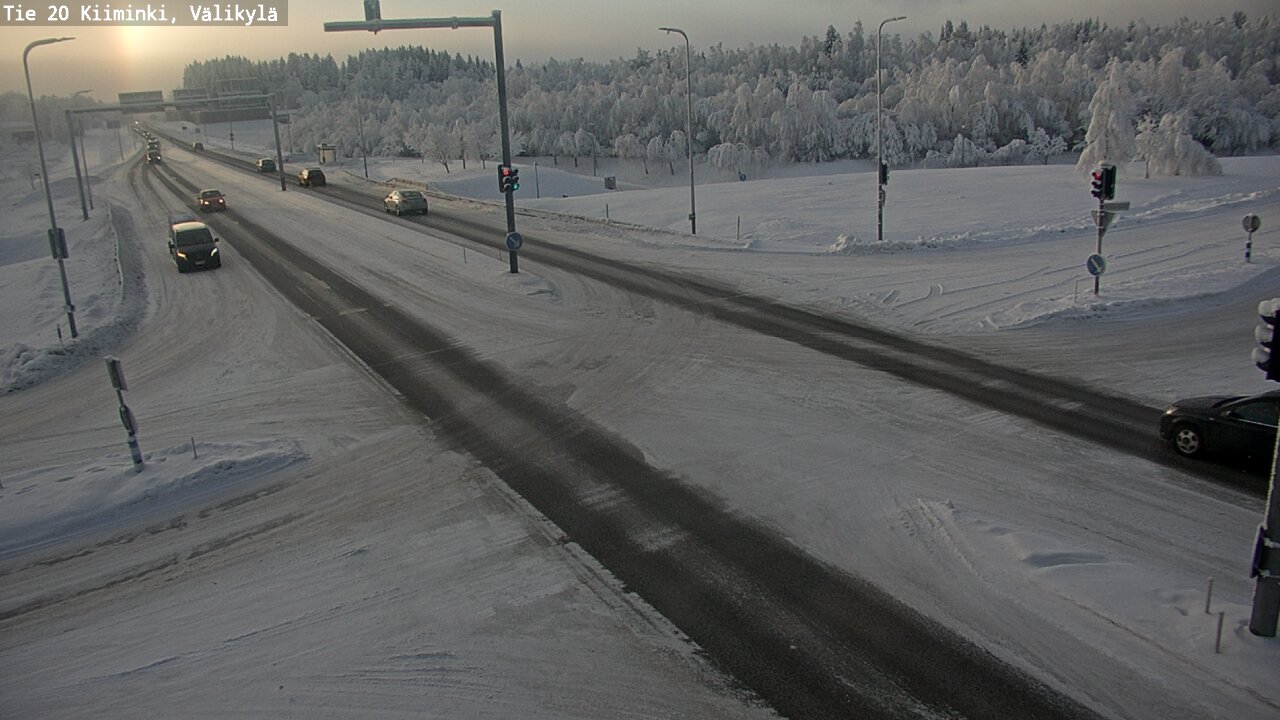 Weather Camera Image Road 20 Oulu Kiiminki, Välikylä, Oulu, Pohjois-Pohjanmaa