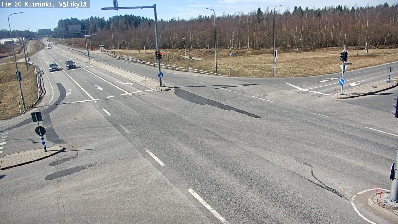 Weather Camera Image Road 20 Oulu Kiiminki, Välikylä, Oulu, Pohjois-Pohjanmaa