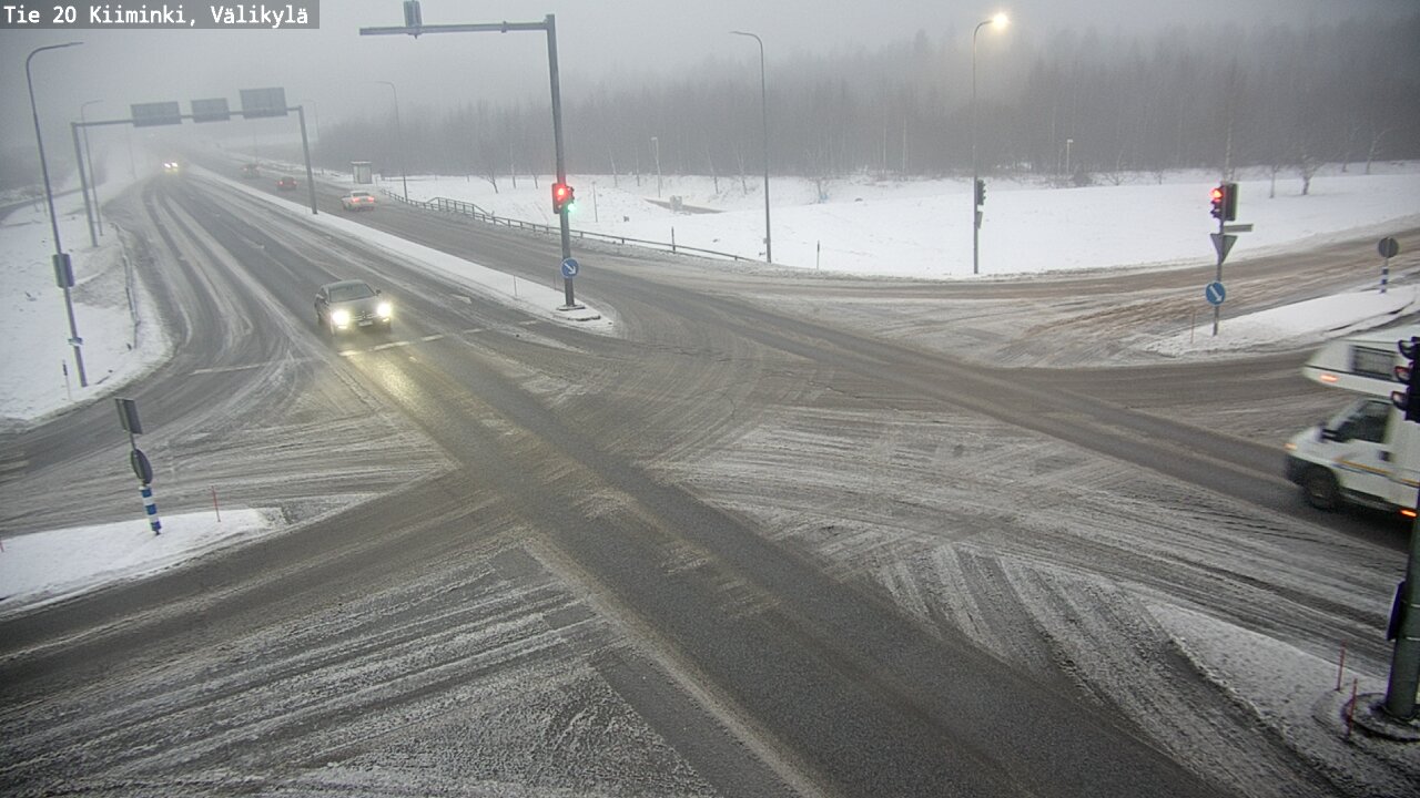 Weather Camera Image Road 20 Oulu Kiiminki, Välikylä, Oulu, Pohjois-Pohjanmaa