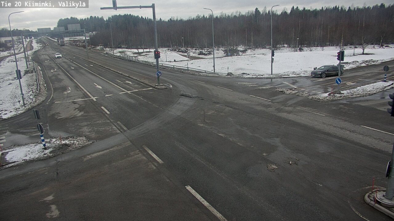 Weather Camera Image Road 20 Oulu Kiiminki, Välikylä, Oulu, Pohjois-Pohjanmaa