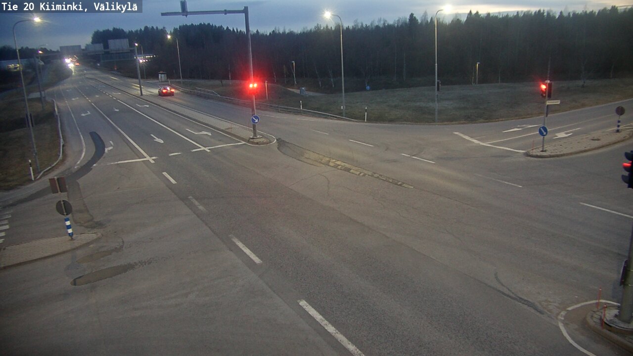 Weather Camera Image Road 20 Oulu Kiiminki, Välikylä, Oulu, Pohjois-Pohjanmaa