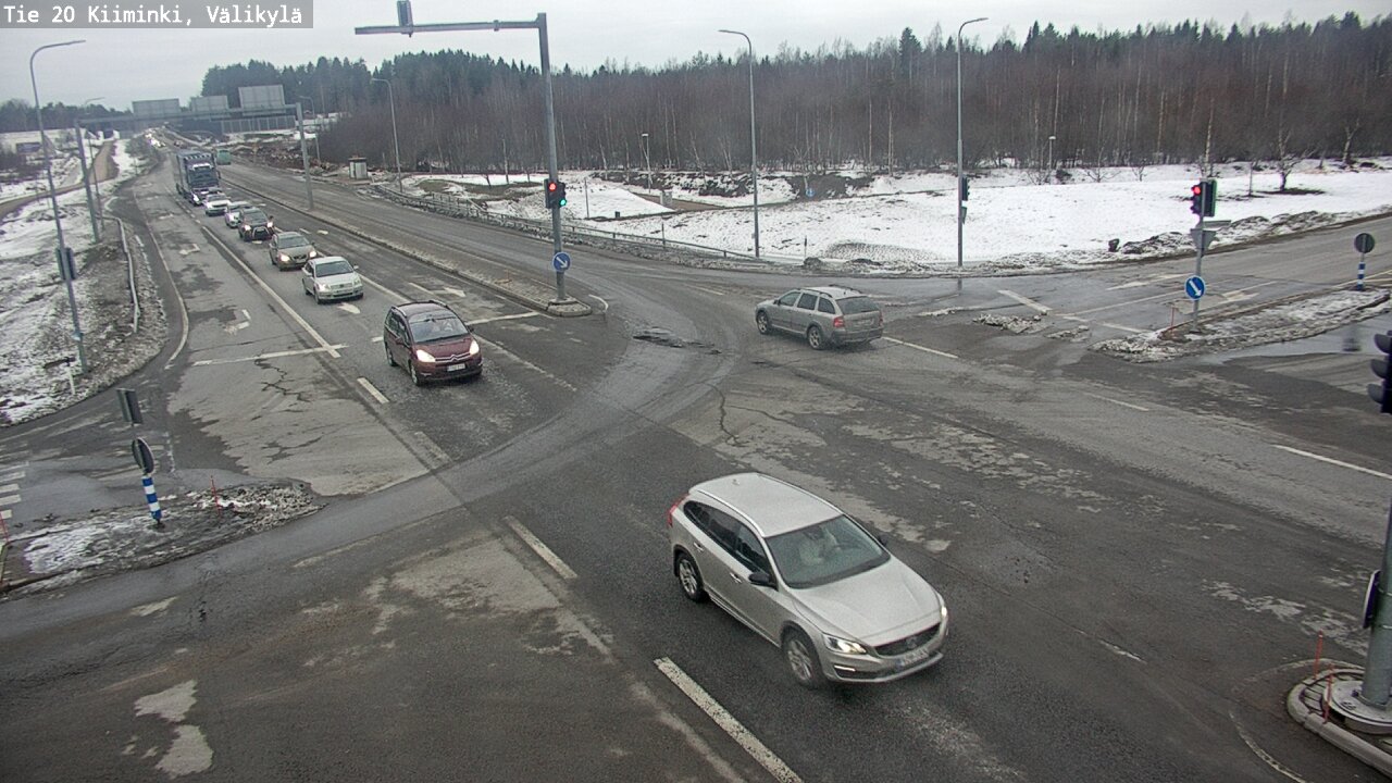 Weather Camera Image Road 20 Oulu Kiiminki, Välikylä, Oulu, Pohjois-Pohjanmaa