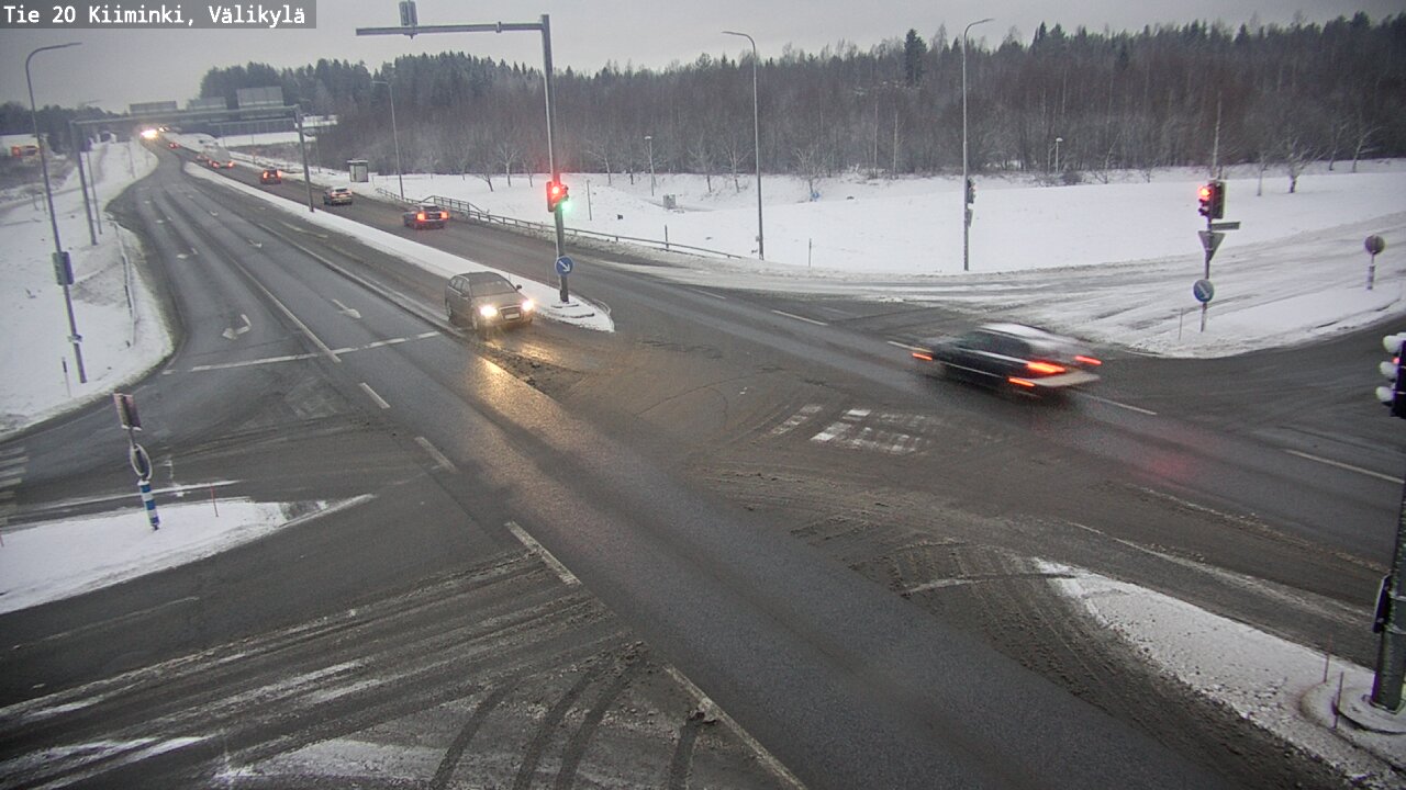 Weather Camera Image Väg 20 Uleåborg Kiiminki, Välikylä, Oulu, Pohjois-Pohjanmaa