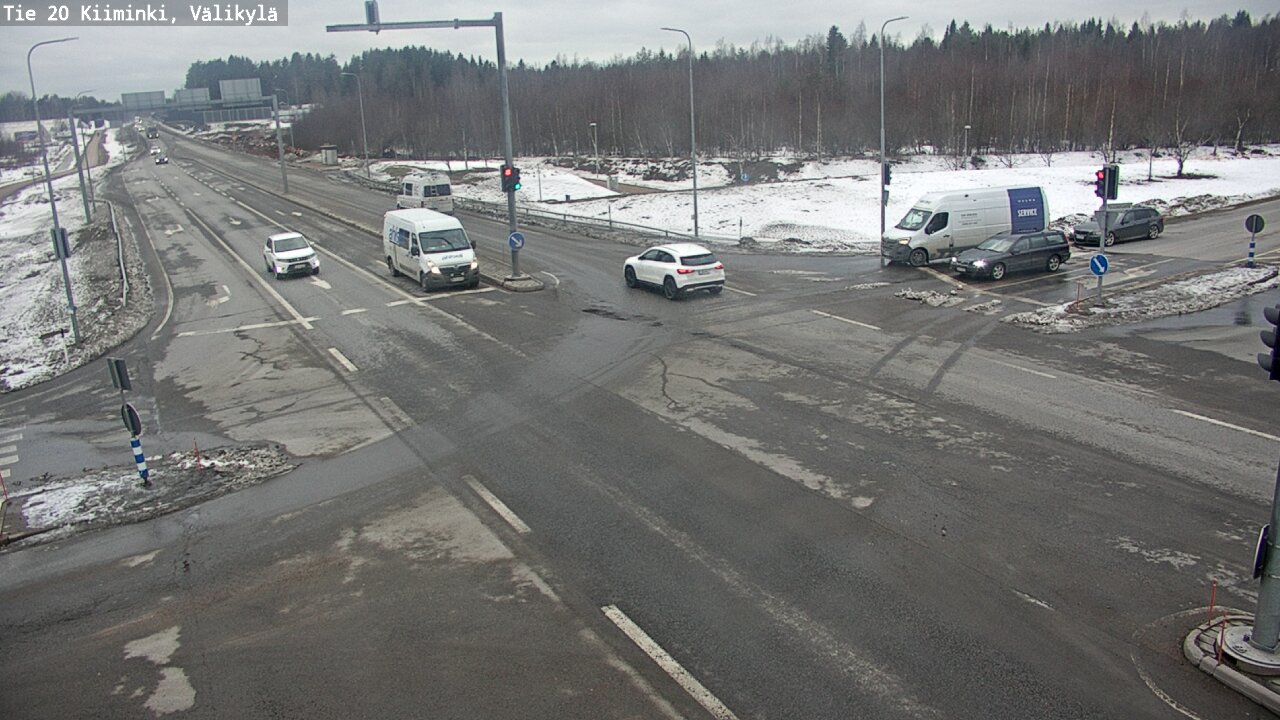Weather Camera Image Road 20 Oulu Kiiminki, Välikylä, Oulu, Pohjois-Pohjanmaa