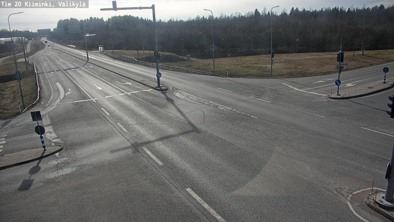 Weather Camera Image Road 20 Oulu Kiiminki, Välikylä, Oulu, Pohjois-Pohjanmaa