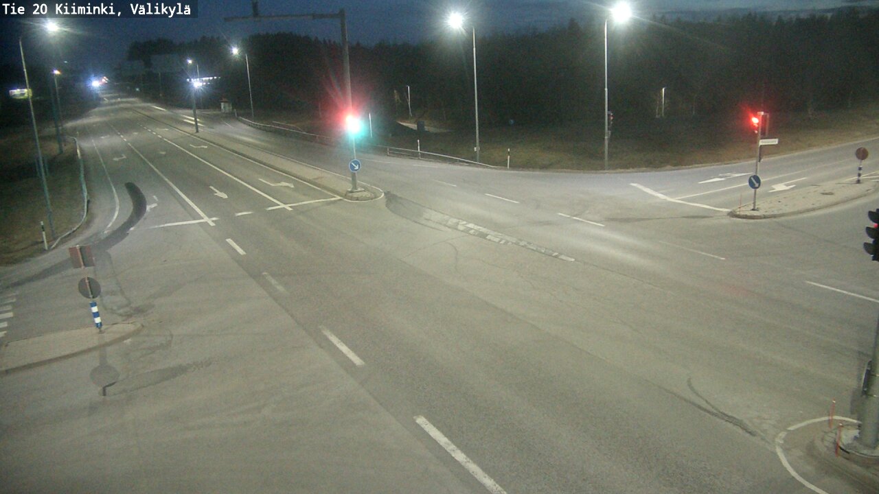 Weather Camera Image Road 20 Oulu Kiiminki, Välikylä, Oulu, Pohjois-Pohjanmaa