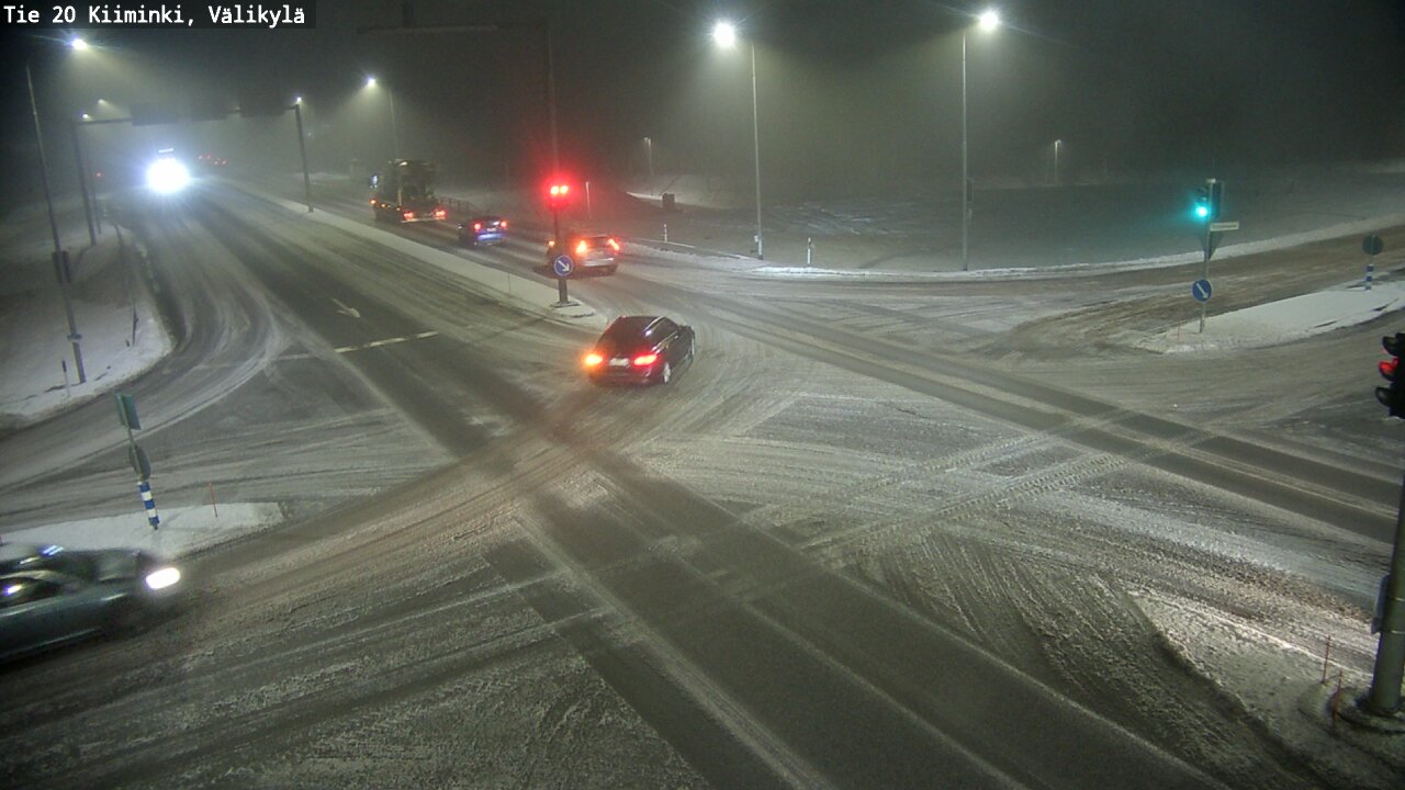 Weather Camera Image Road 20 Oulu Kiiminki, Välikylä, Oulu, Pohjois-Pohjanmaa