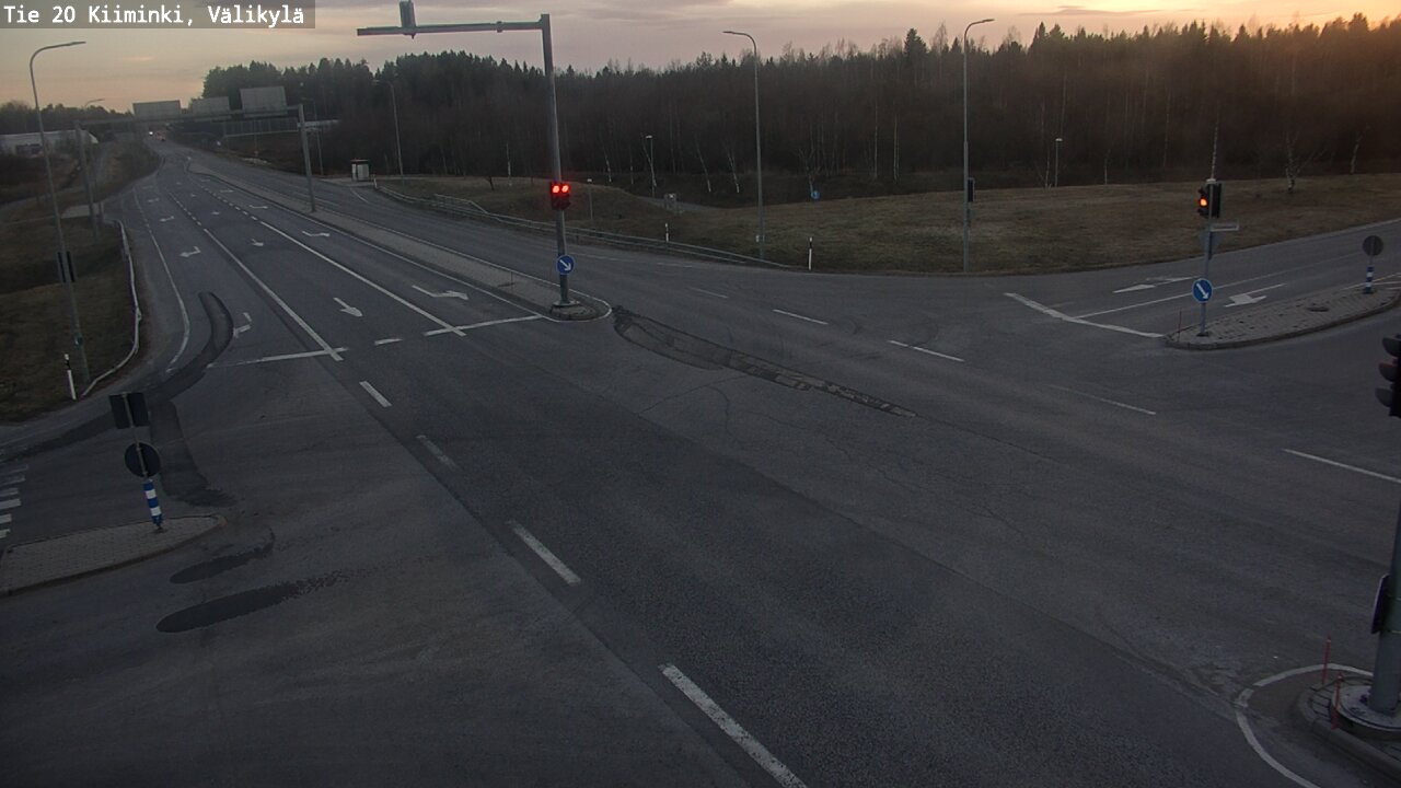 Weather Camera Image Road 20 Oulu Kiiminki, Välikylä, Oulu, Pohjois-Pohjanmaa